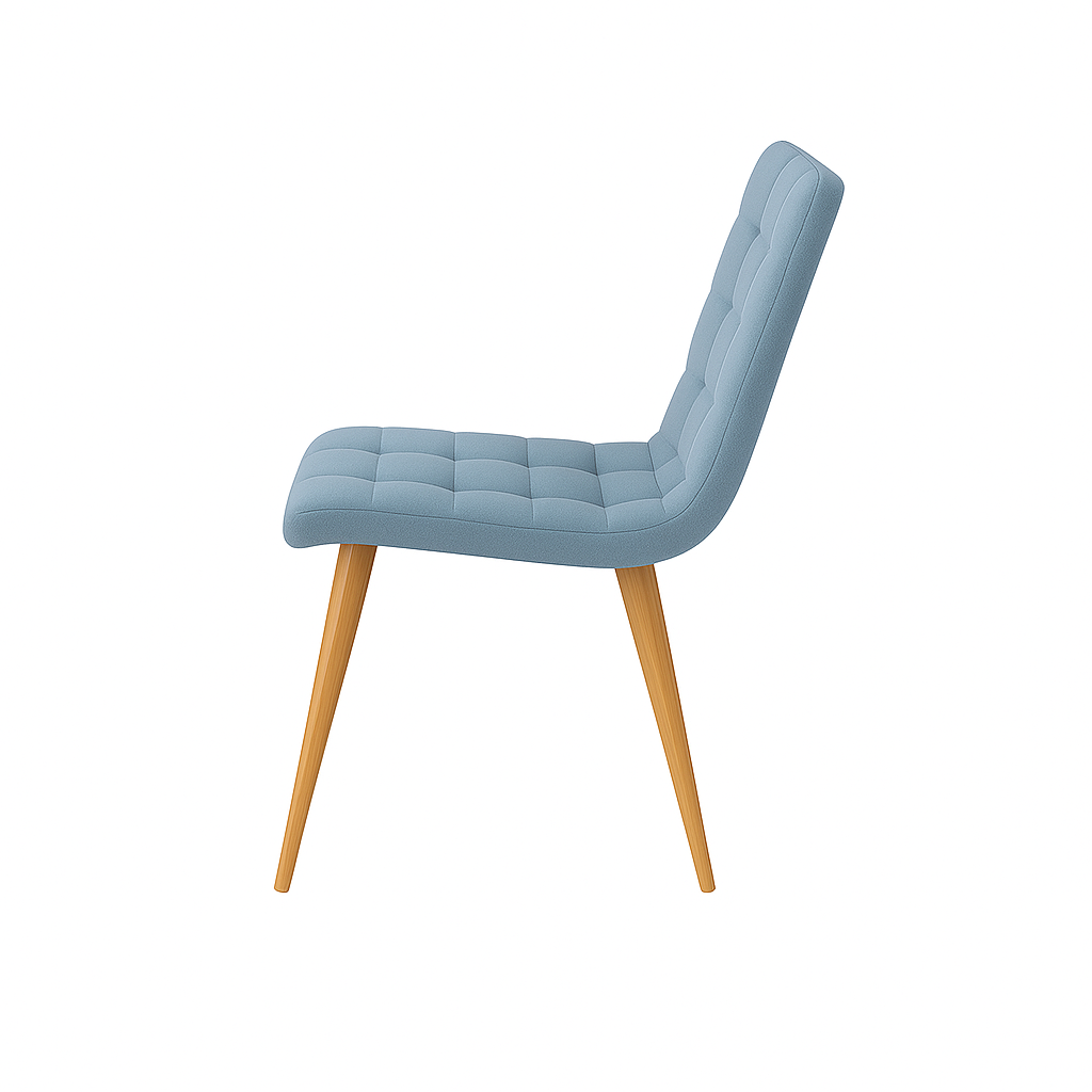 Scaun catifea GALBENA | model RIGA