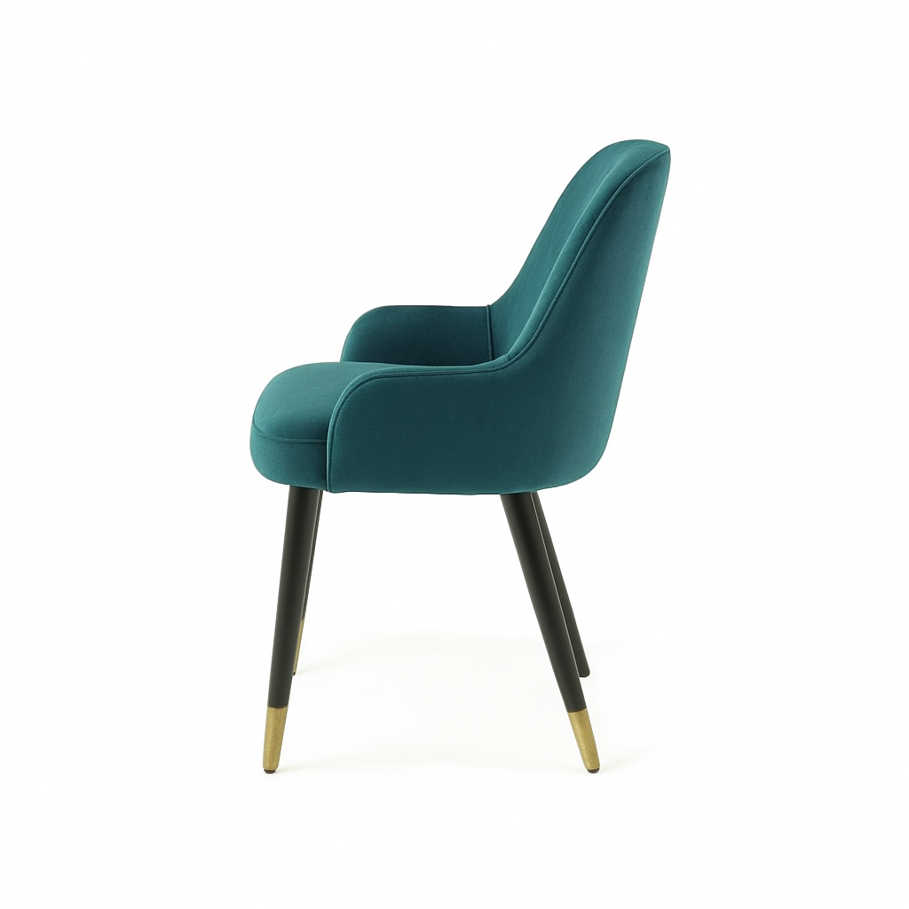 Scaun catifea GALBENA | model ROCCO G