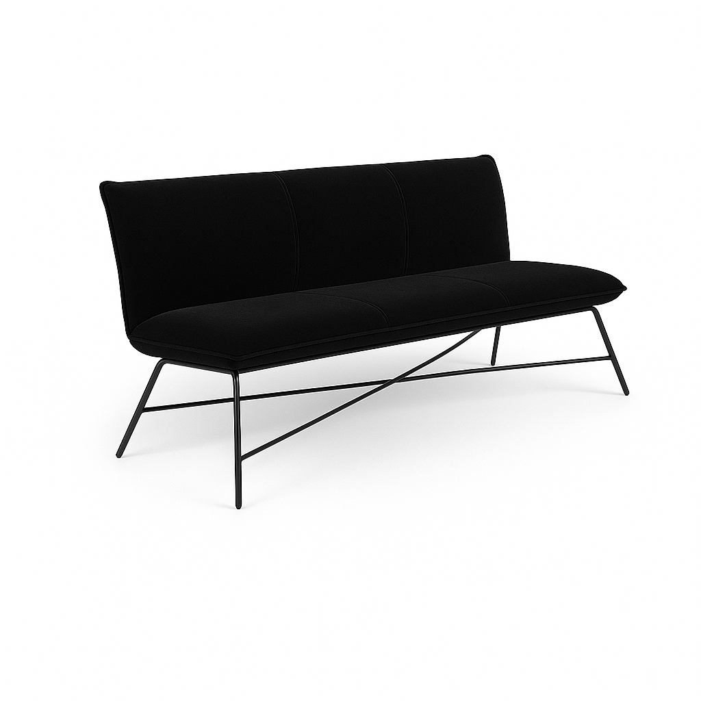 Bancheta catifea VERDE DESCHIS | model FLIP