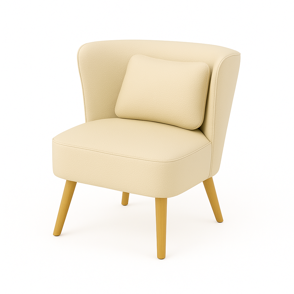 Fotoliu piele BEJ | model INA