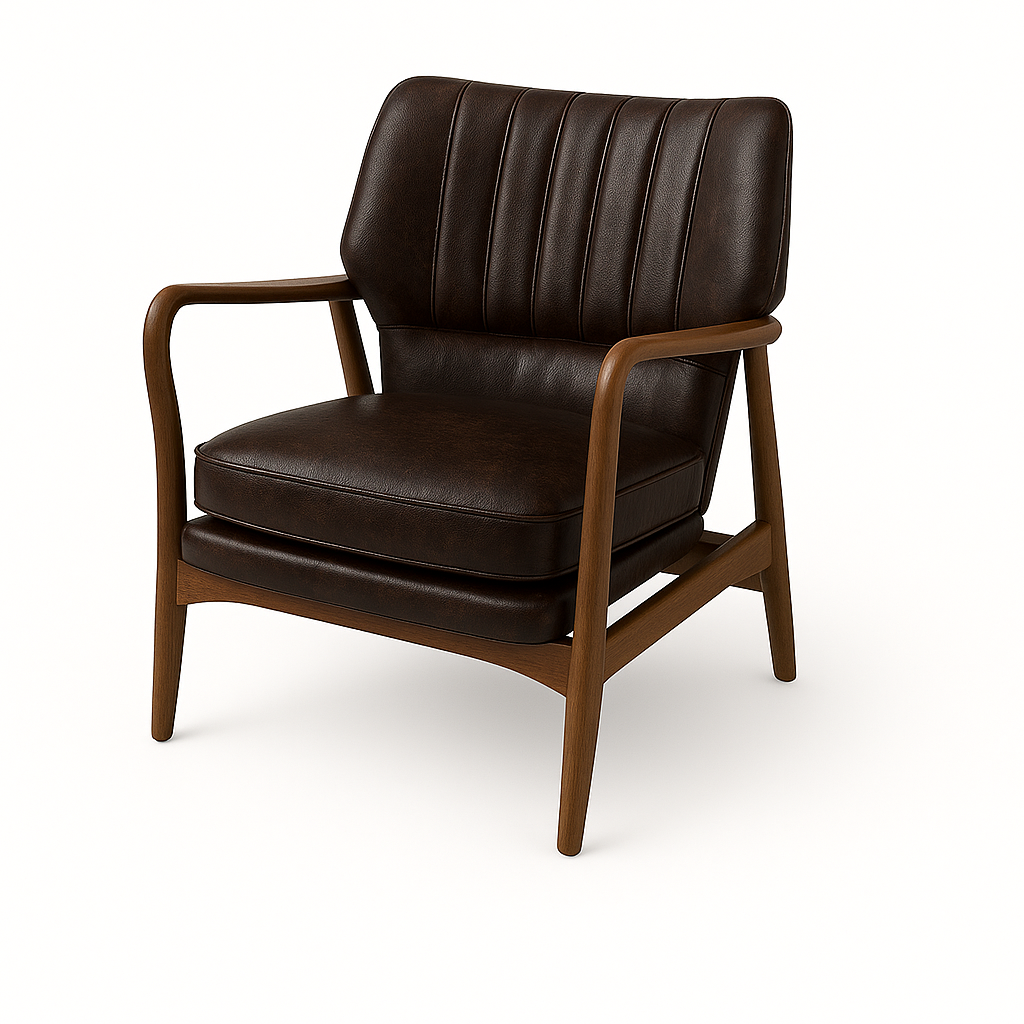 Fotoliu piele MARO INCHIS | model VIA