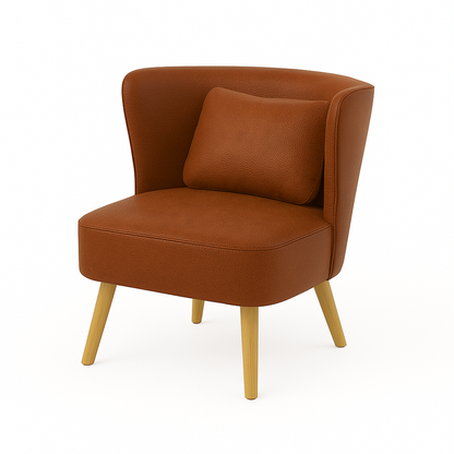 Fotoliu piele INA culoare MARO