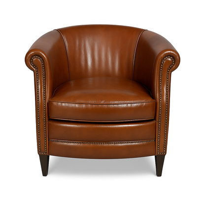 Fotoliu piele NISI culoare MARO