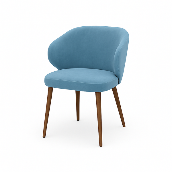 Scaun catifea ALBASTRA | model CAPRICE