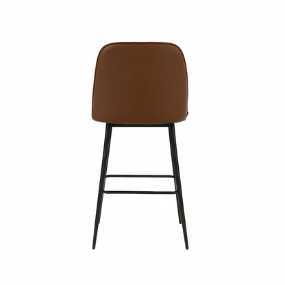 Scaun bar piele naturala BEJ | model FOX