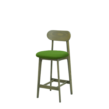 Scaun bar catifea GALBENA | model CLEO