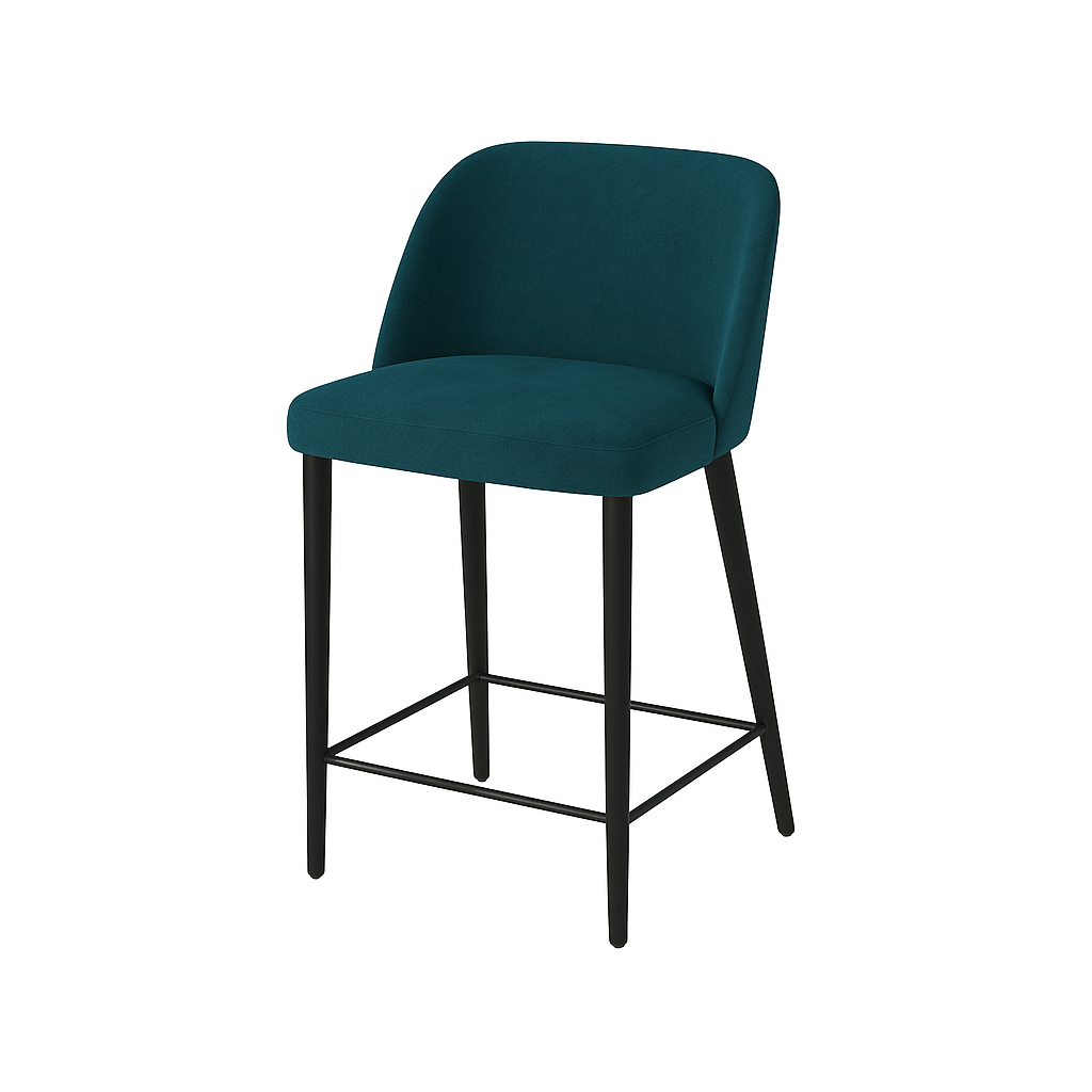 Scaun insula catifea GALBENA | model IVA