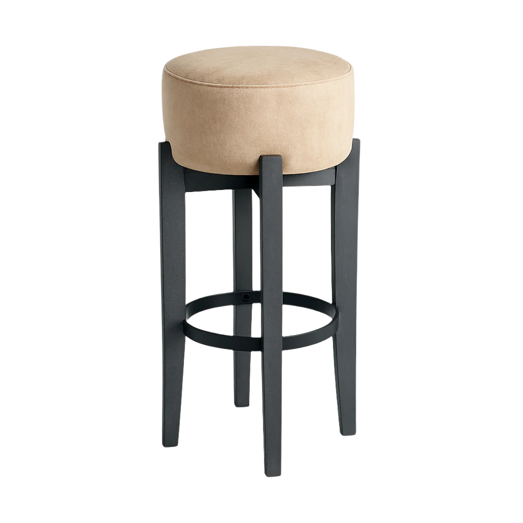 Scaun bar catifea BEJ | model MERI