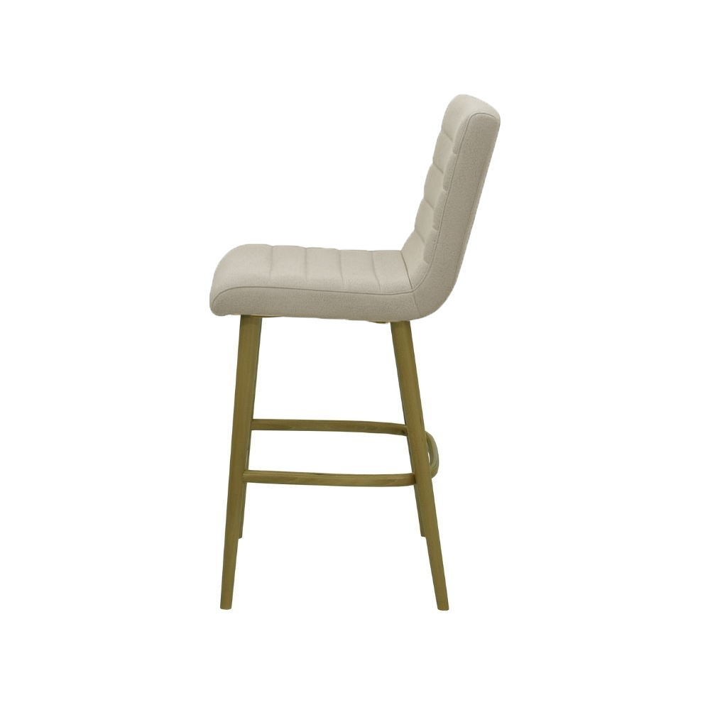 Scaun insula catifea GALBENA | model RIGA