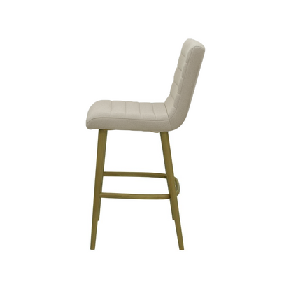 Scaun insula catifea GALBENA | model RIGA