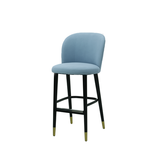 Scaun bar catifea ALBASTRA | model SAM