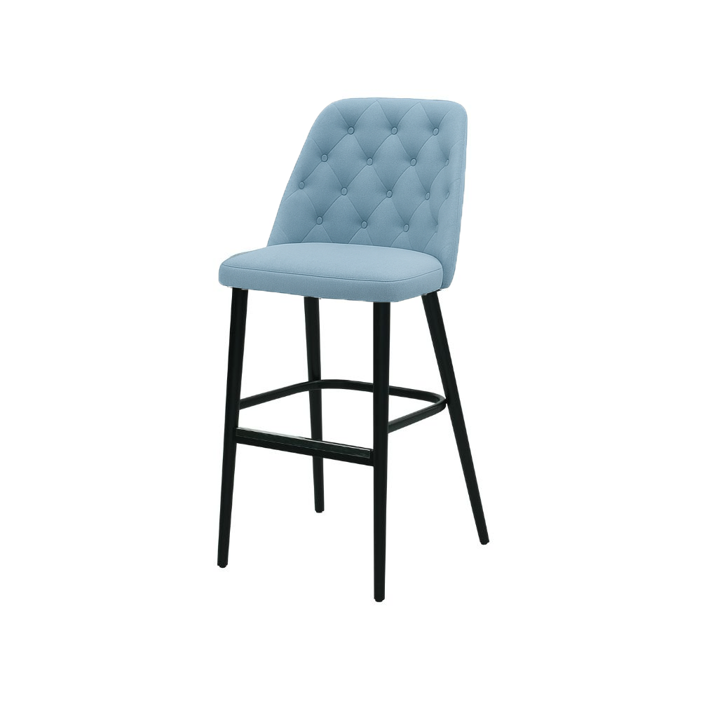 Scaun bar catifea GALBENA | model SCOT