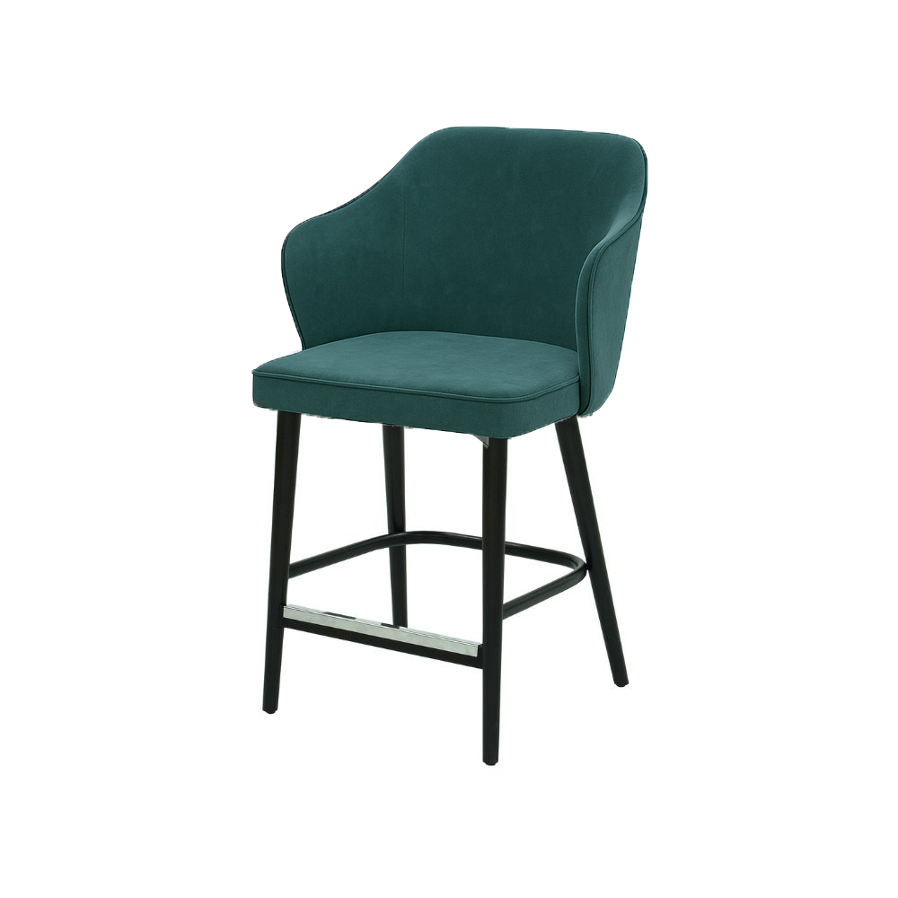 Scaun bar catifea BEJ | model ZEUS