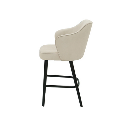 Scaun bar catifea ROZ | model ZEUS