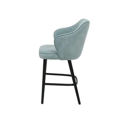Scaun bar catifea ROZ | model ZEUS