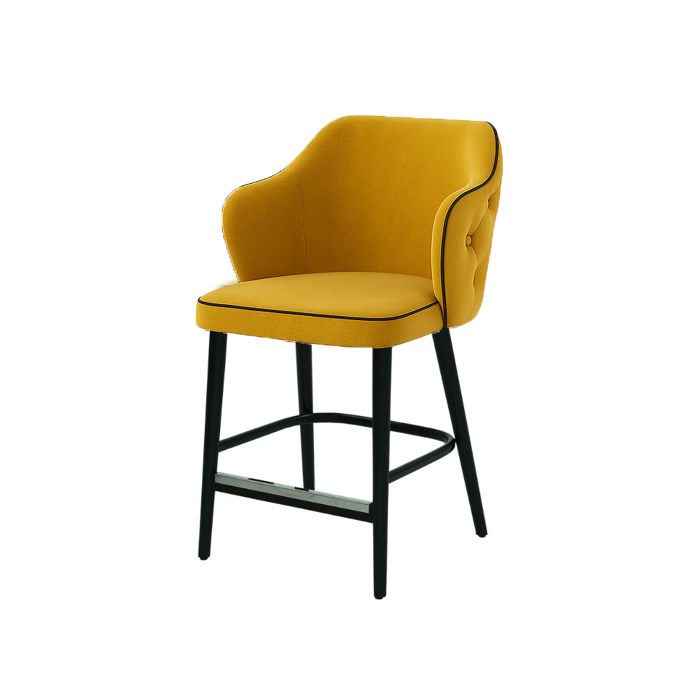 Scaun bar catifea BEJ | model ZOE