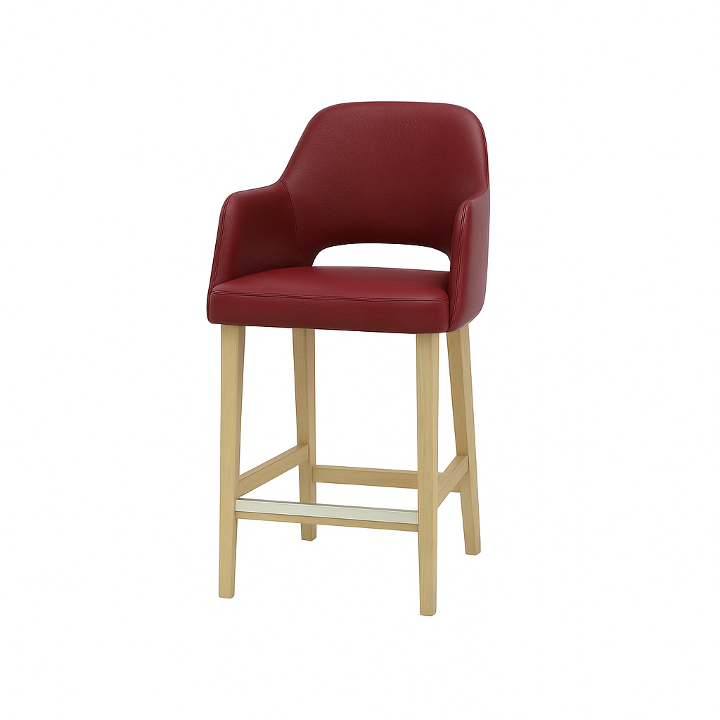 Scaun bar piele MARO | model APRIL