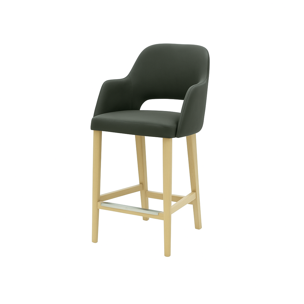 Scaun bar piele MARO | model APRIL