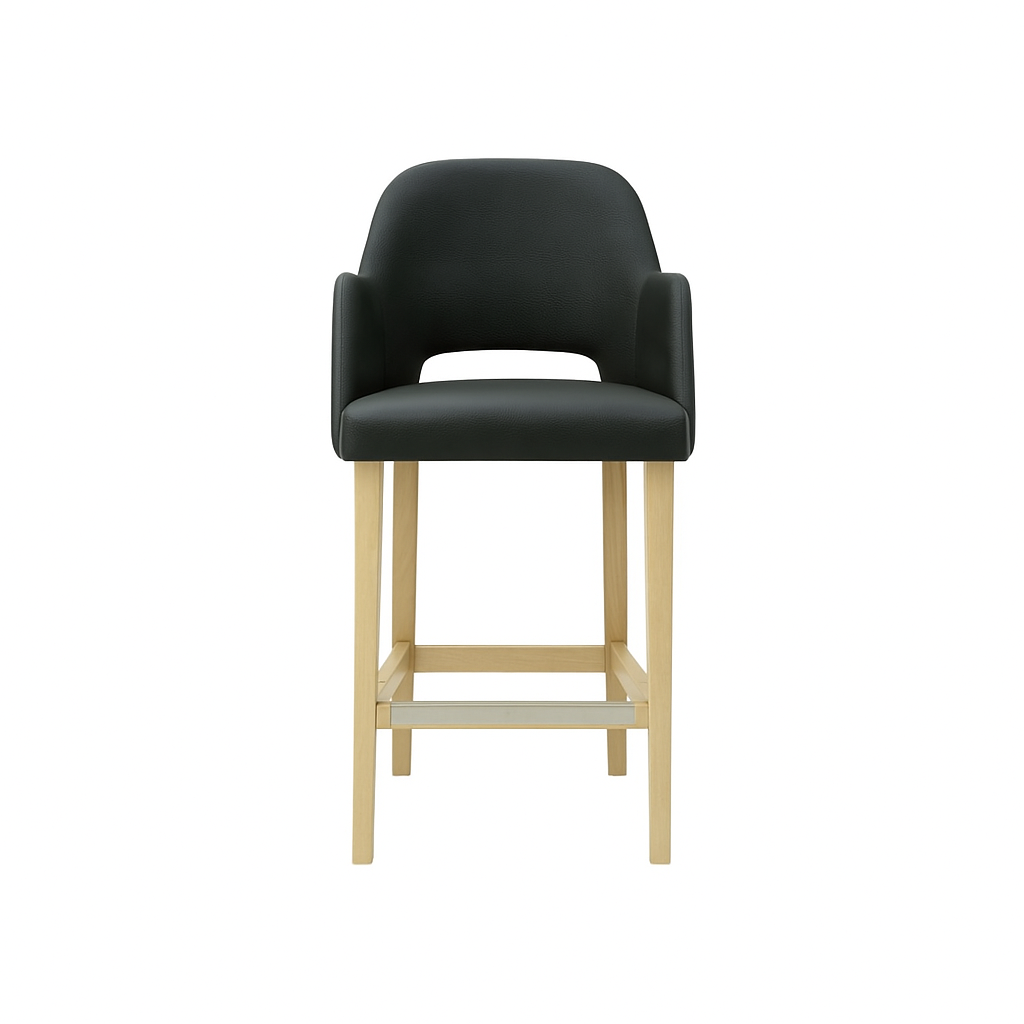 Scaun bar piele ALBA | model APRIL