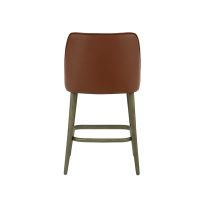 Scaun bar piele ALBASTRA | model GINA