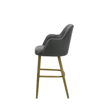 Scaun bar piele VERDE | model PINO