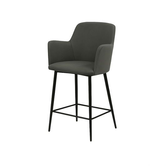 Scaun bar piele VERDE | model SIGMA