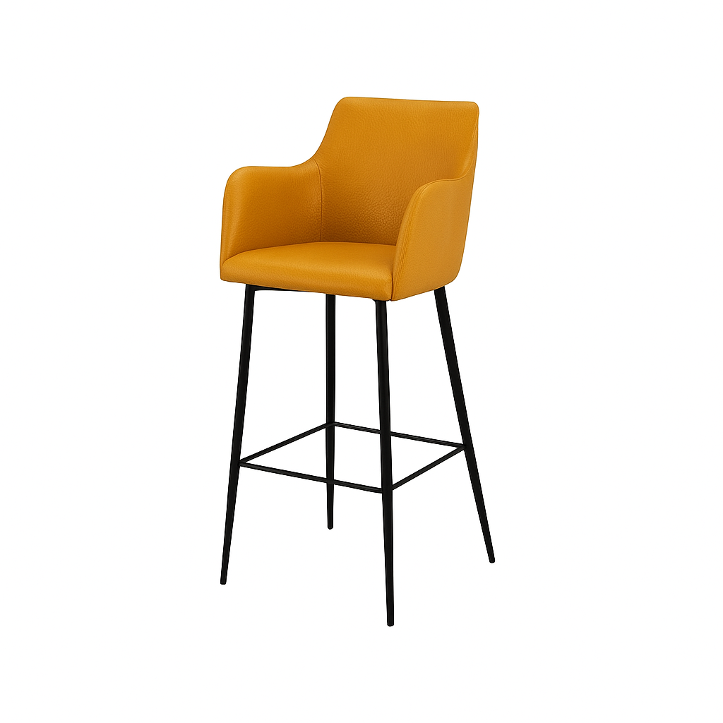 Scaun bar piele VERDE | model SINDY