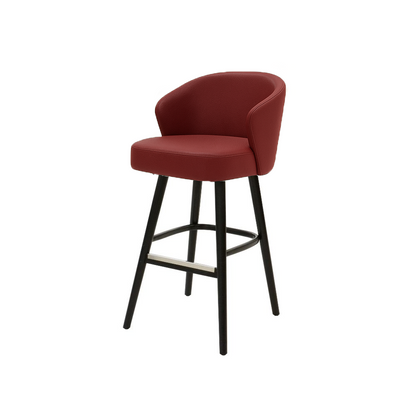 Scaun bar piele VERDE | model BRUNO