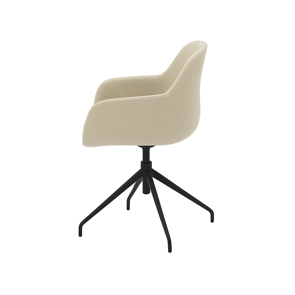 Scaun catifea GALBENA | model FEBE