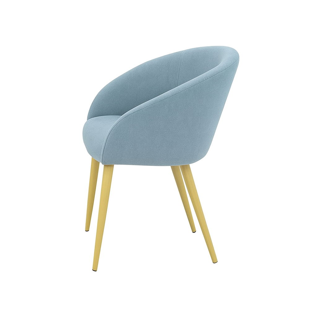 Scaun catifea GALBENA | model IBIS