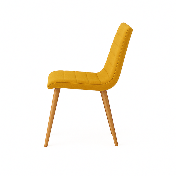 Scaun catifea GALBENA | model RIGA