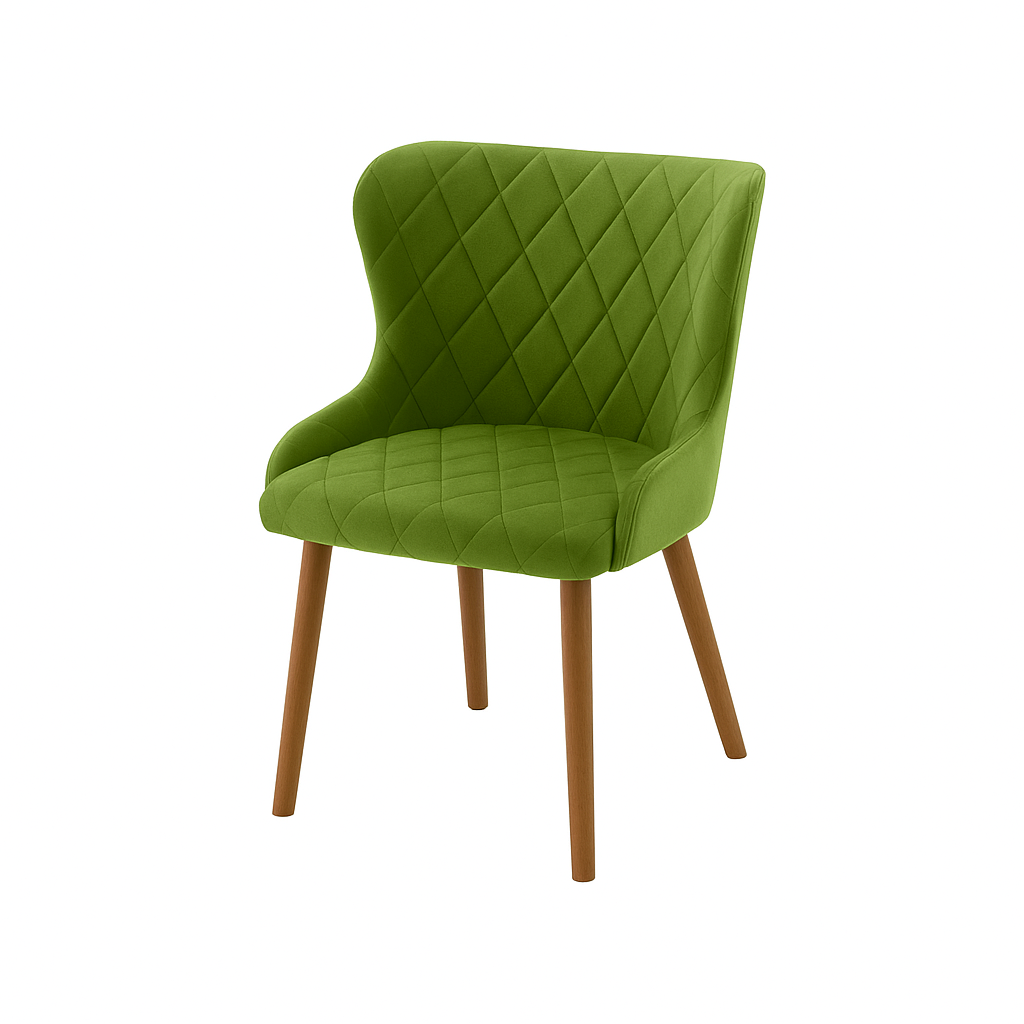 Scaun catifea GALBENA | model AMANDA