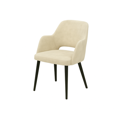 Scaun catifea GALBENA | model APRIL