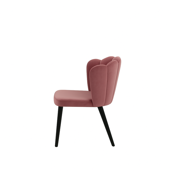 Scaun catifea ROZ | model ARIA