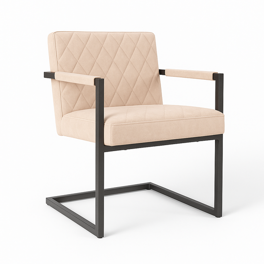 Scaun catifea BEJ | model BADSAAL SALINO