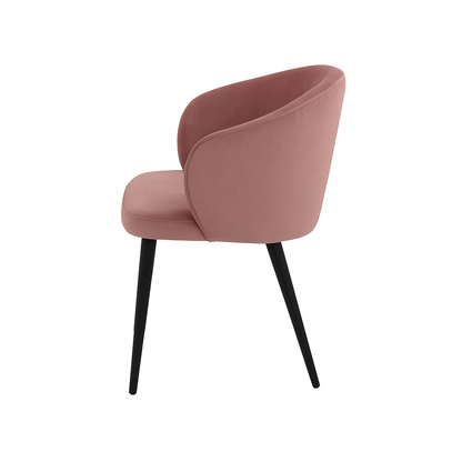 Scaun catifea ALBASTRA | model CAPRISO