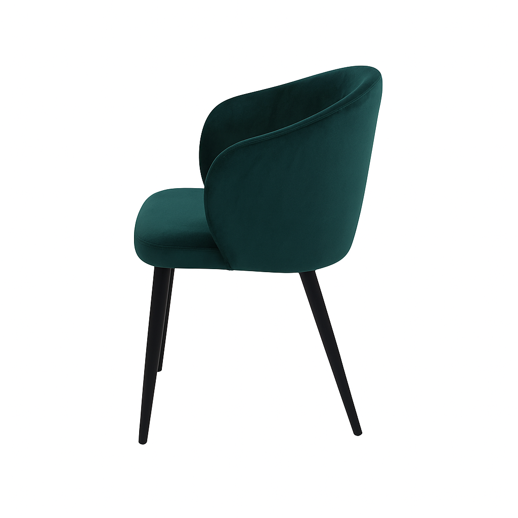 Scaun catifea ALBASTRA | model CAPRISO