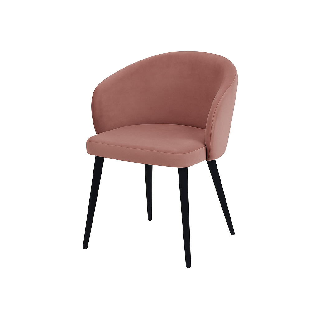 Scaun catifea ALBASTRA | model CAPRISO