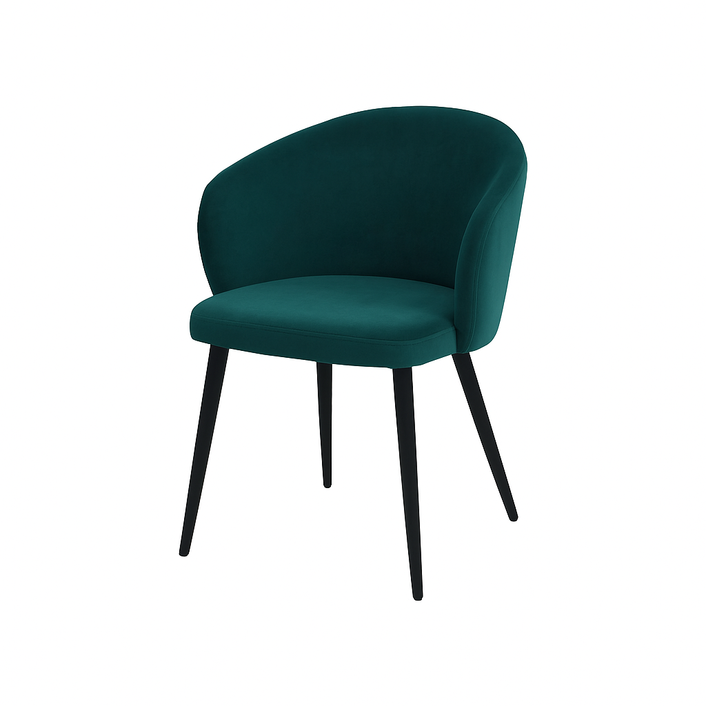 Scaun catifea VERDE | model CAPRISO