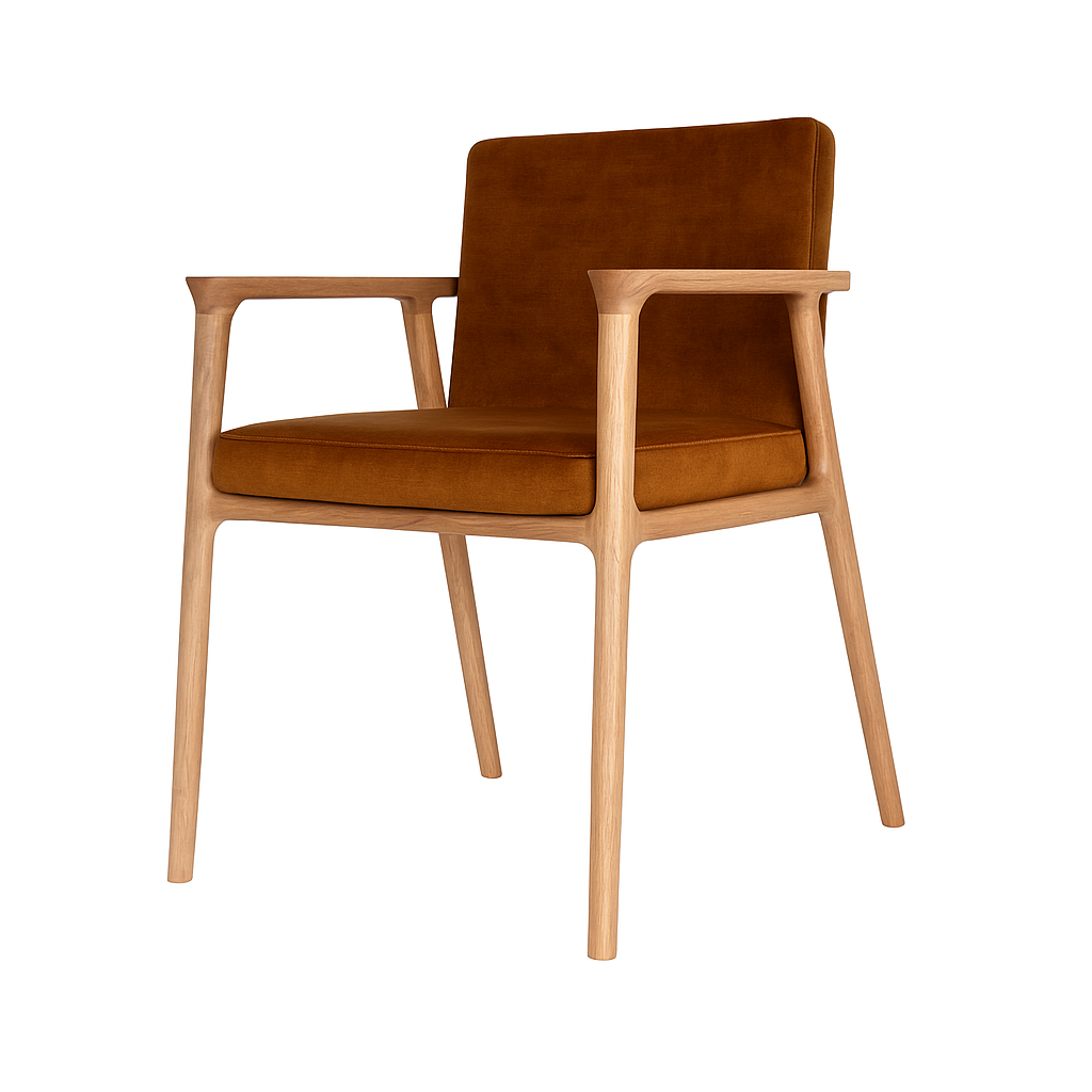 Scaun catifea BEJ | model GASPARO