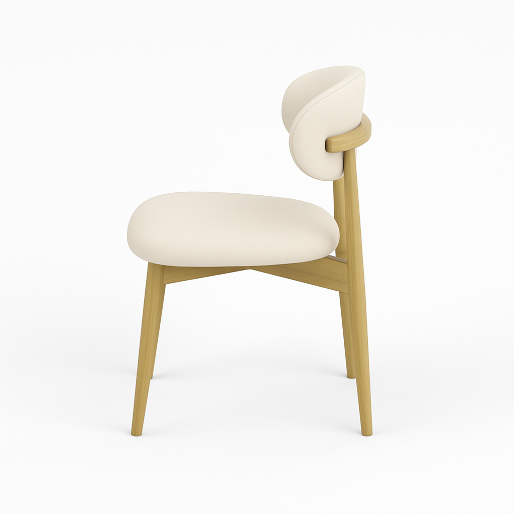 Scaun catifea ROZ | model MELISSA