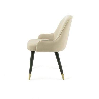 Scaun catifea GALBENA | model ROCCO G