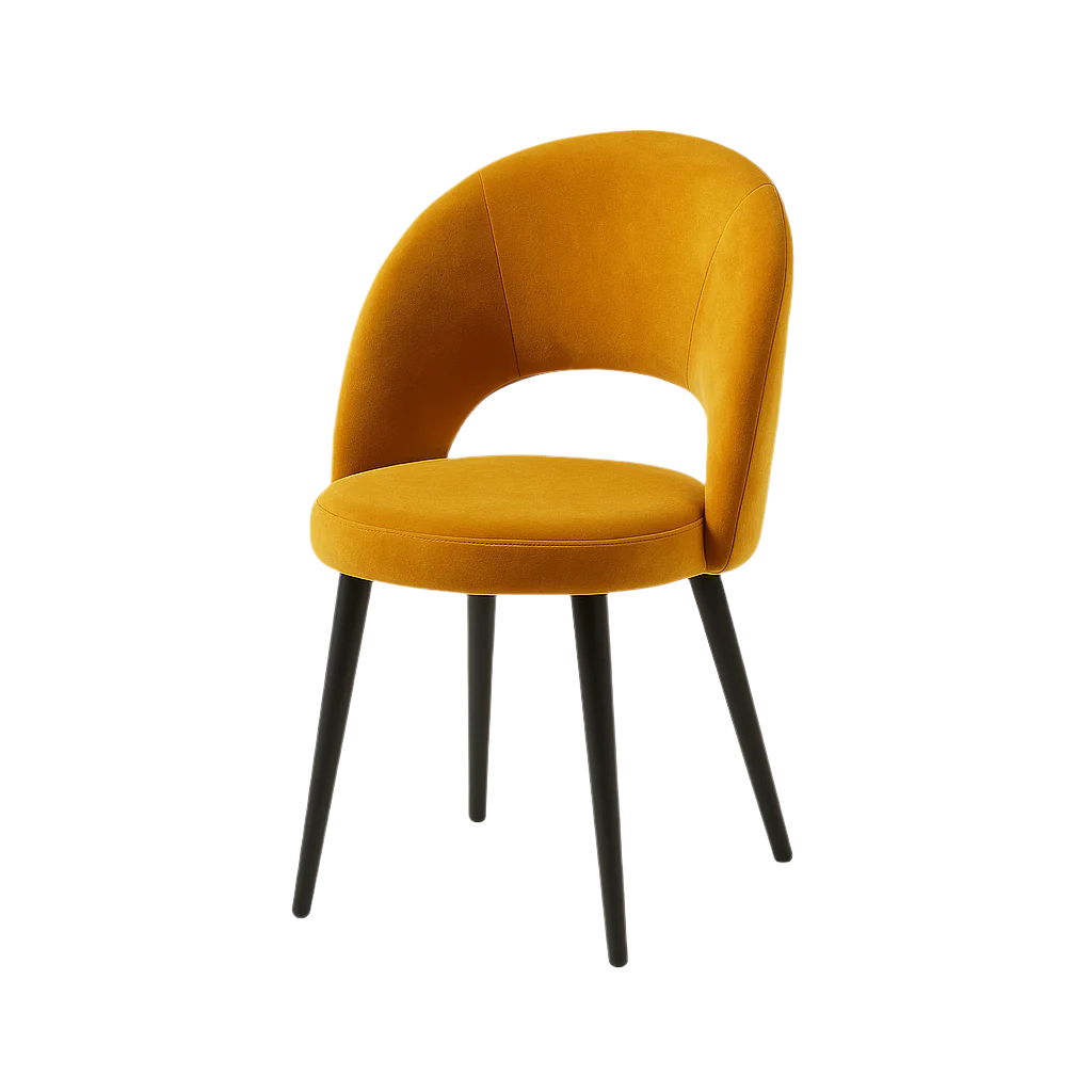 Scaun catifea VERDE | model RON