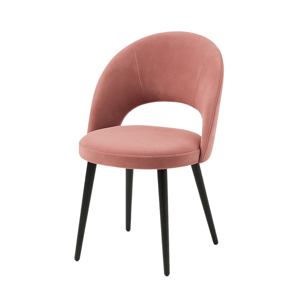 Scaun catifea GALBENA | model RON