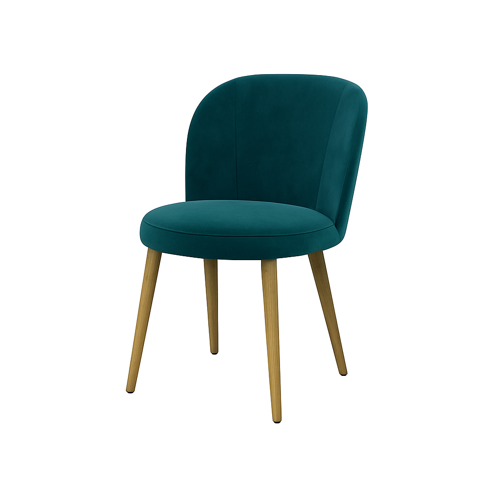 Scaun catifea ALBASTRA | model SAM