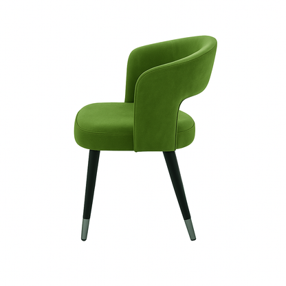 Scaun catifea GALBENA | model SANDY