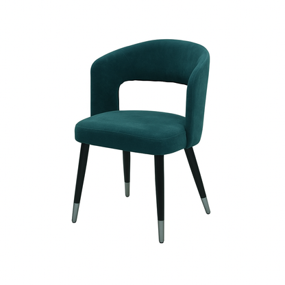 Scaun catifea GALBENA | model SANDY