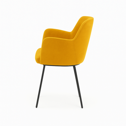 Scaun catifea ROZ | model SIGMA