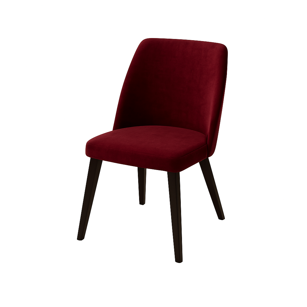 Scaun catifea GALBENA | model SOLO