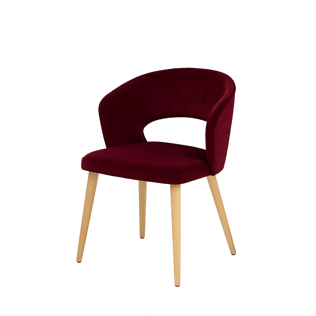 Scaun catifea VERDE | model THOMAS